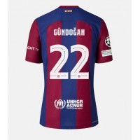 Billiga Barcelona Ilkay Gundogan #22 Hemma fotbollskläder 2023-24 Kortärmad